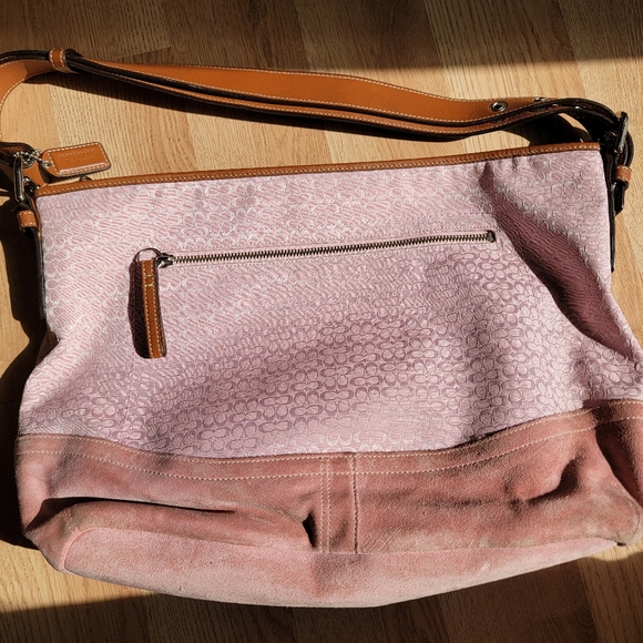 Coach Pink large handbag - Picture 4 of 13